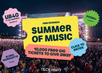 Asda Rewards launches 10,000 free concert tickets giveaway for summer