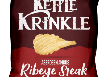 KETTLE® Chips enters meat flavour segment with New KETTLE® Krinkle Aberdeen Angus Ribeye Steak & Peppercorn flavour