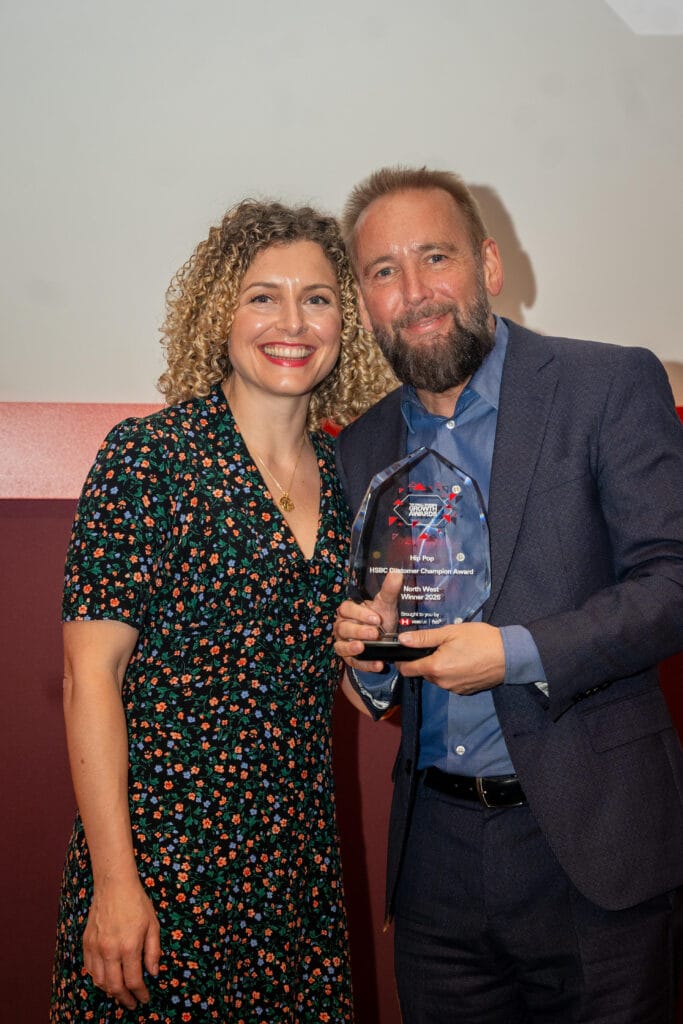 Hip Pop wins at HSBC UK North West Small Business Growth Awards 2026