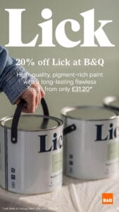 Lick Paint at B&Q