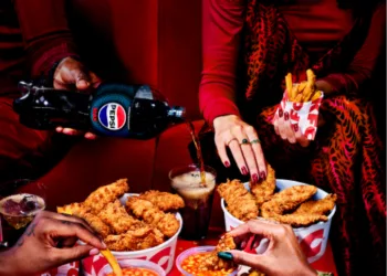 KFC's football double bucket