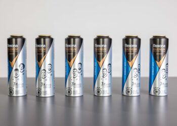 Ball produces six can designs for Unilever’s Rexona DFB edition using Dynamark™ PRO