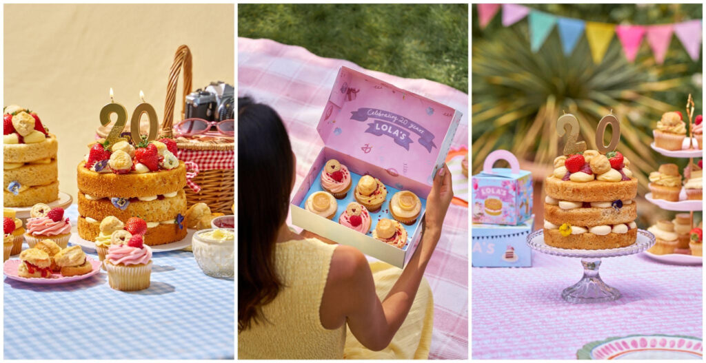 Lola's turns the British cream tea into a celebration cake for its 20th anniversary